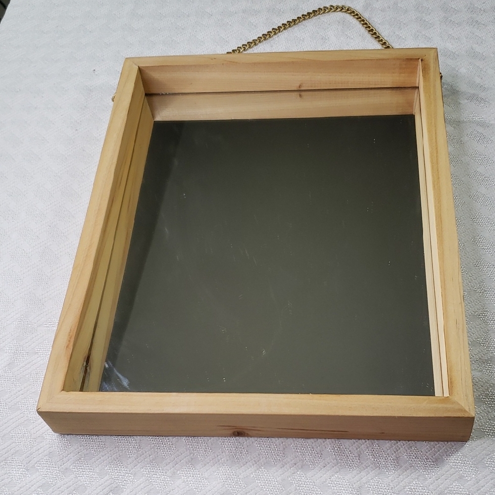 Natural Framed Decocrated Mirror